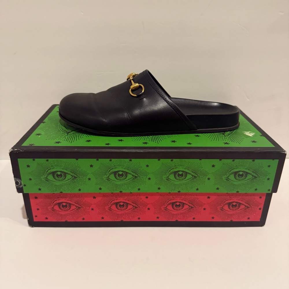 Gucci River Horsebit Mules